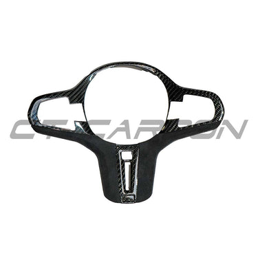 BMW GXX LCI CARBON FIBRE STEERING WHEEL TRIM - HEATING & ACC