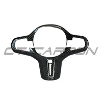 BMW GXX LCI CARBON FIBRE STEERING WHEEL TRIM - HEATING & ACC