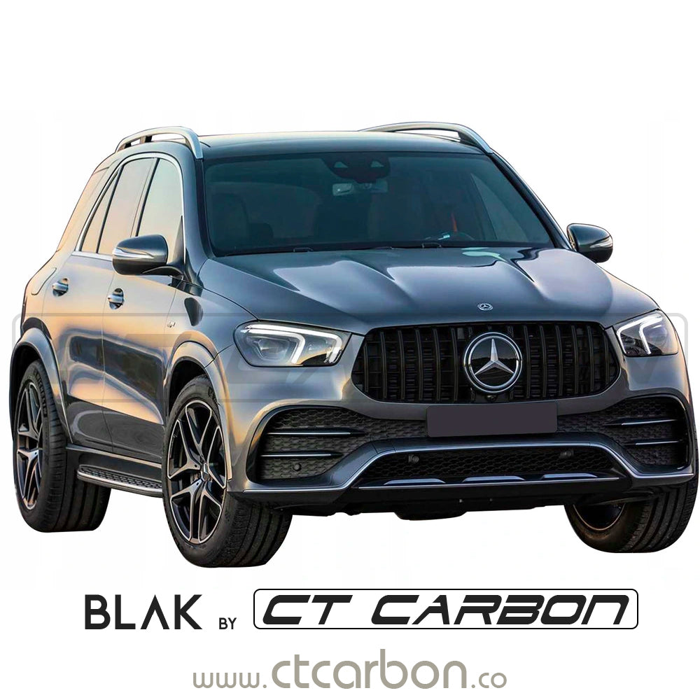 MERCEDES W167 GLE CLASS 2019+ GT BLACK GRILL - AMG LINE - CT Carbon